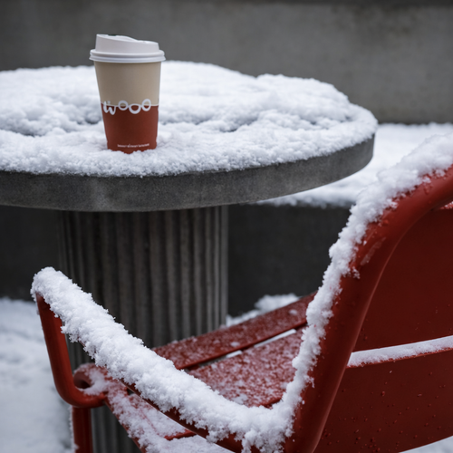 Concrete outdoor table round