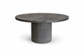 Concrete Coffee table with ripple pillar