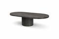 concrete oval coffee table